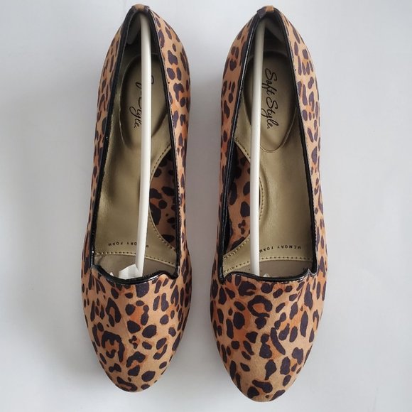 Soft Style Women's Charmy Stiletto, Leopard, 8.5W - Picture 3 of 11